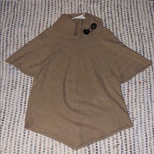 Dana Bachman: Beige Turtle neck sweater